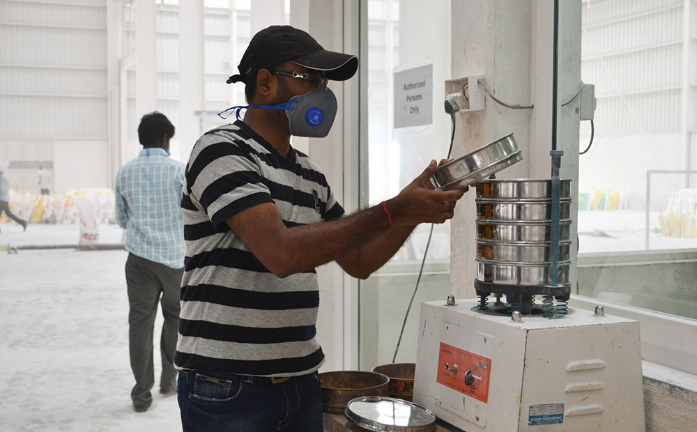 Parametric testing equipment in the Rishi Minerals R&D lab